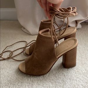 ALDO lace-up mule block heel - 37